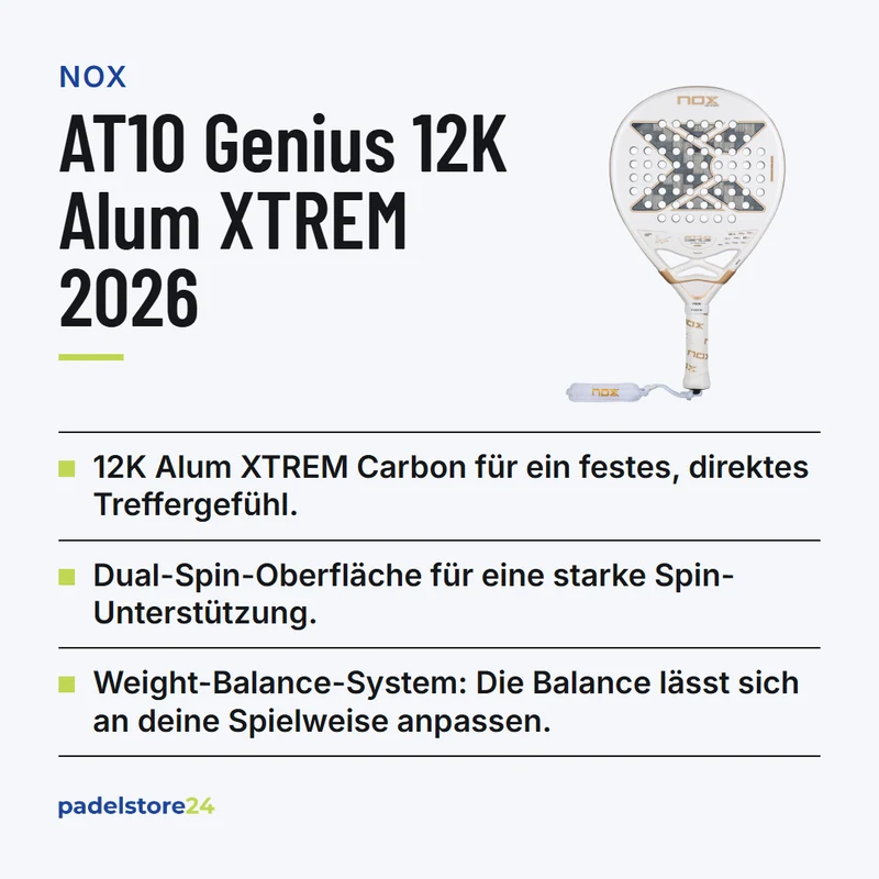 NOX AT10 Luxury Genius 12K Alum XTREM 2026 by Agustín Tapia
