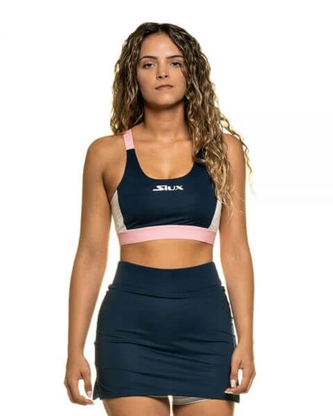 Siux Top Blau/Rosa/Weiß
