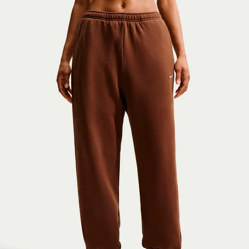 Studio Fleece Trainingshose Damen - braun