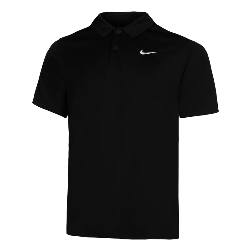 Dri-Fit Victory Court Solid Polo Herren - schwarz