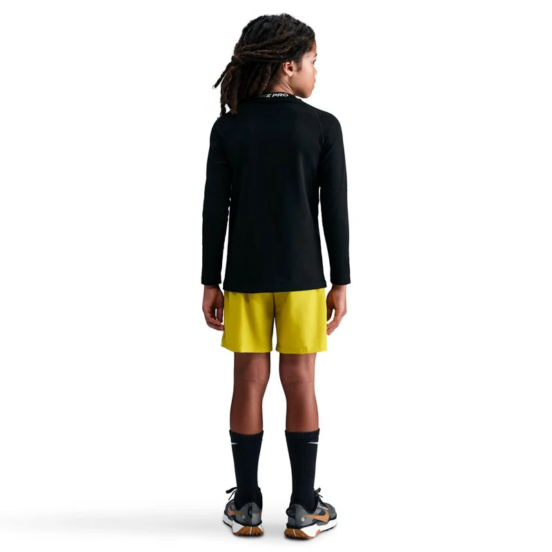 Dri-Fit Crewneck Longsleeve Jungen - schwarz