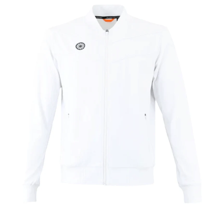 Indian Maharadja Jacket Baroda Chevron White