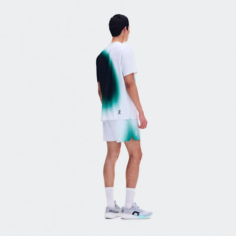 5Inch Court Swing Shorts Herren - weiß, grün