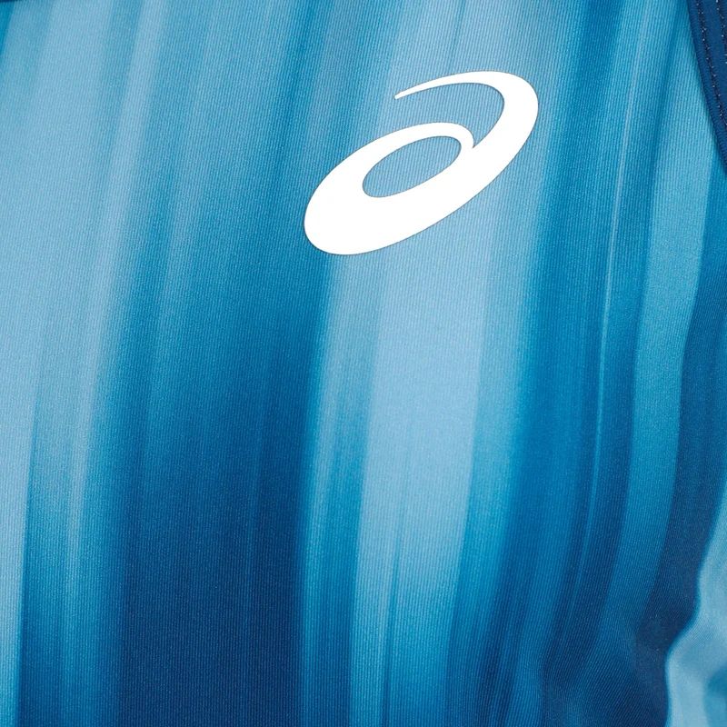 AOP Kleid Damen - dunkelblau, hellblau