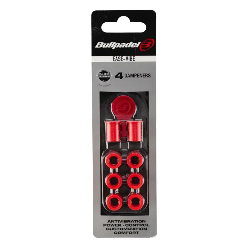 Antivibrador Bullpadel Ease Vibe Rojo