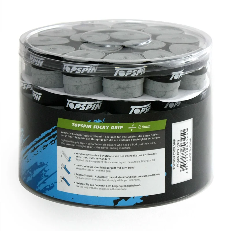 Topspin Sucky Grip - Overgrip - 60er, grau