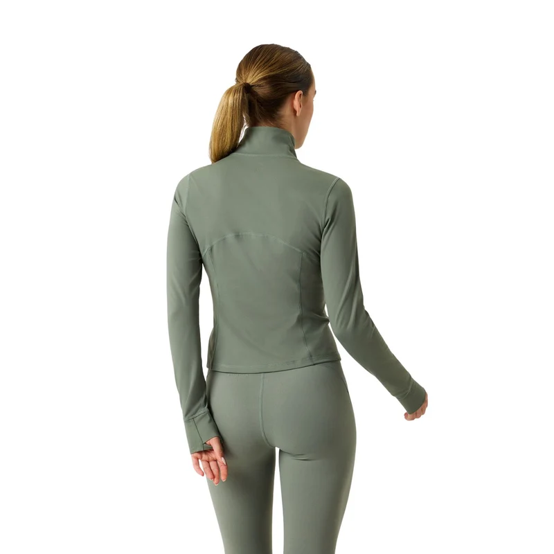 Björn Borg Soft Zip Midlayer Agave Green
