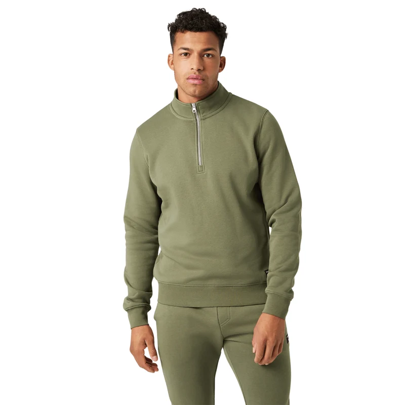 Björn Borg Centre Half Zip Dusty Olive