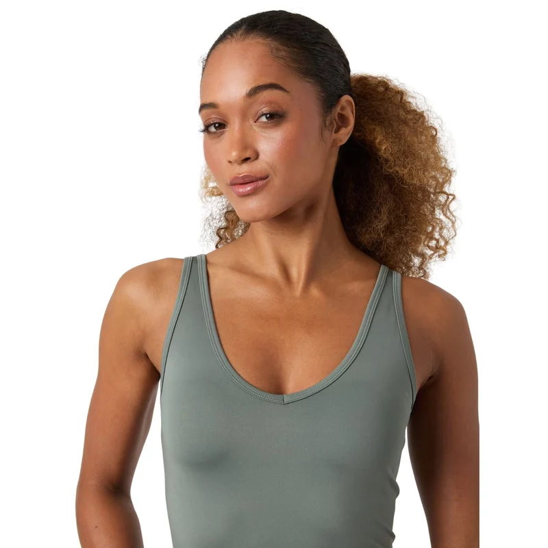 Björn Borg Ace Deep V Neck Tank Top Green