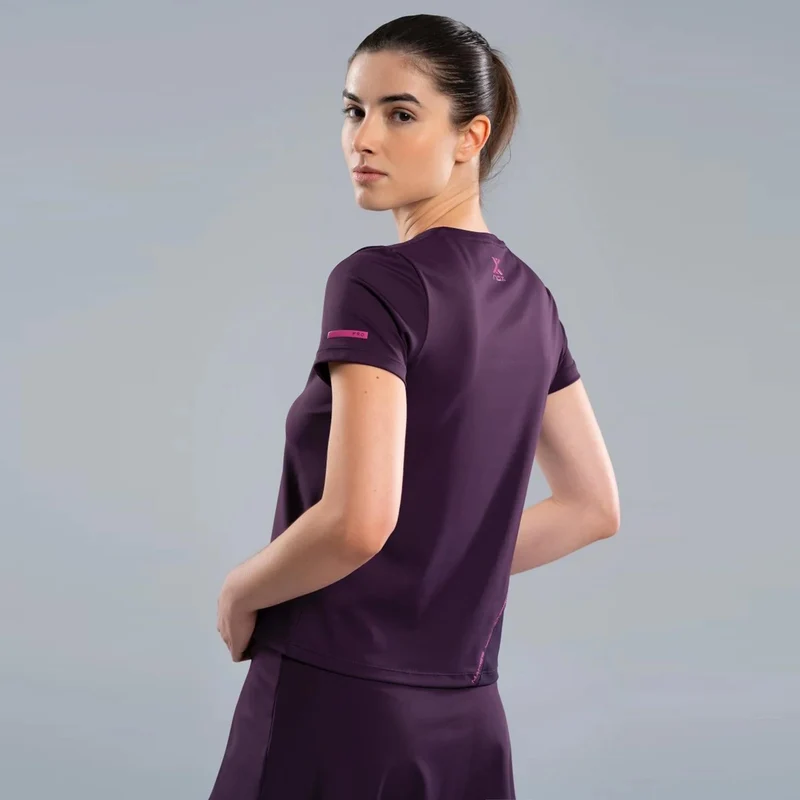 Pro T-Shirt Damen-lila