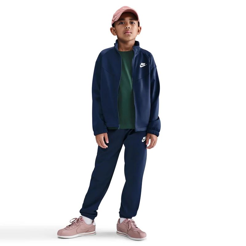 Dri-Fit Full-Zip Trainingsanzug Kinder-dunkelblau