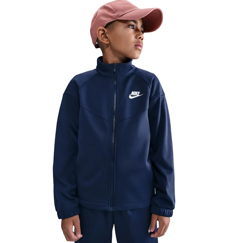 Dri-Fit Full-Zip Trainingsanzug Kinder-dunkelblau