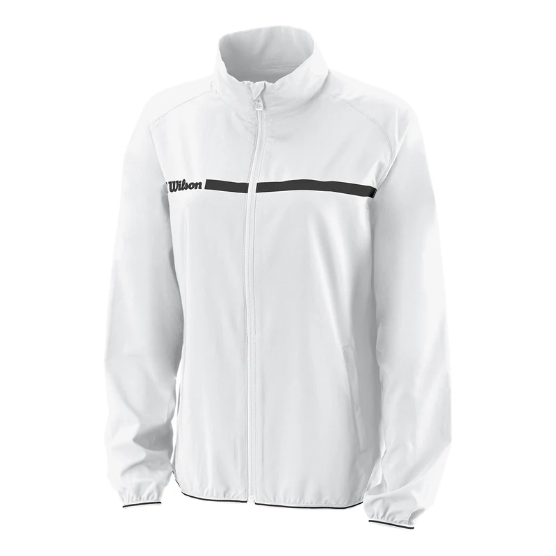 II Woven Trainingsjacke Damen-weiß, schwarz