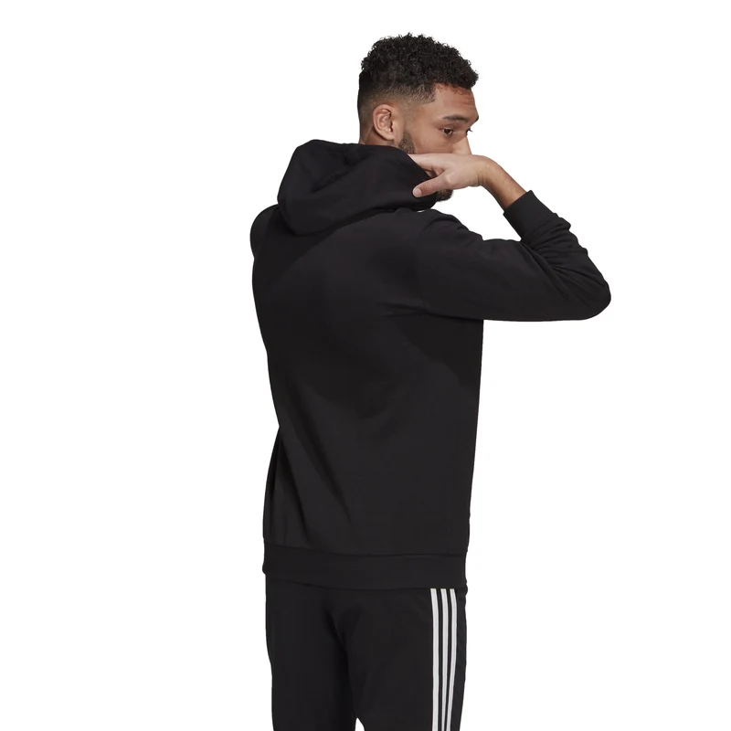 Big Logo French Terry Hoody Herren-schwarz, weiß
