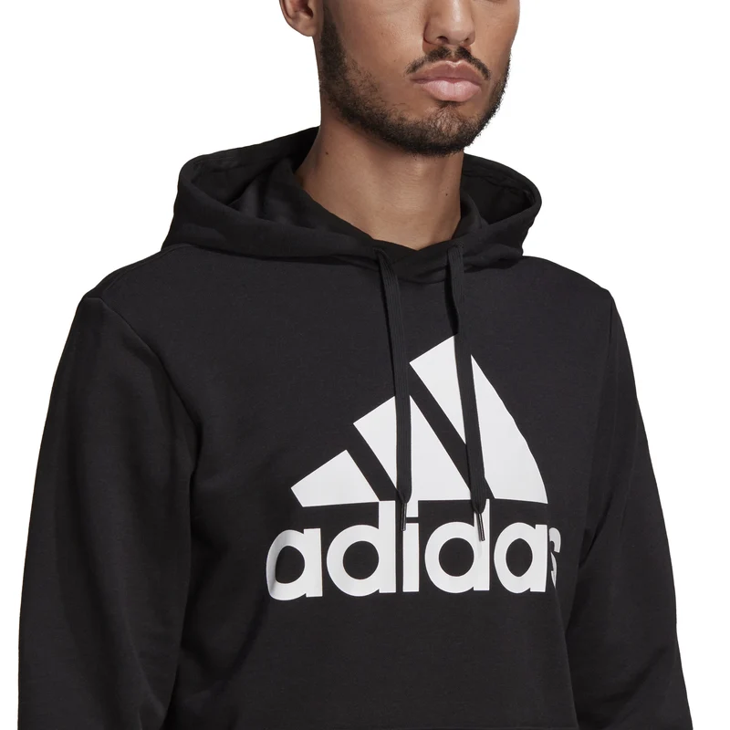 Big Logo French Terry Hoody Herren-schwarz, weiß