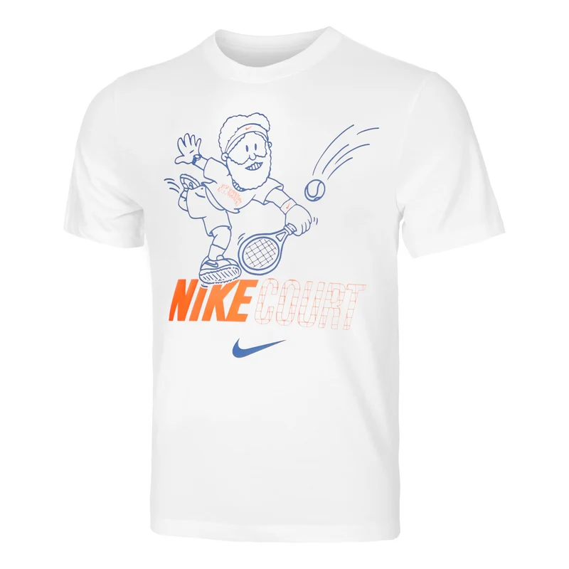 Court Dri-Fit T-Shirt Herren-Weiß,Mehrfarbig