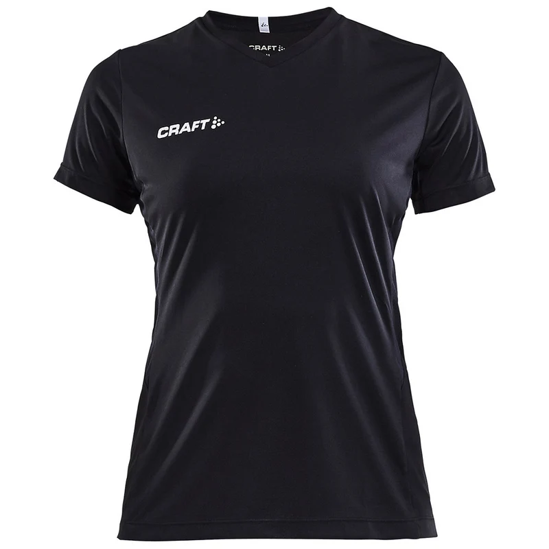 Craft T-Shirt Squad Go Jersey Solid Dames Zwart