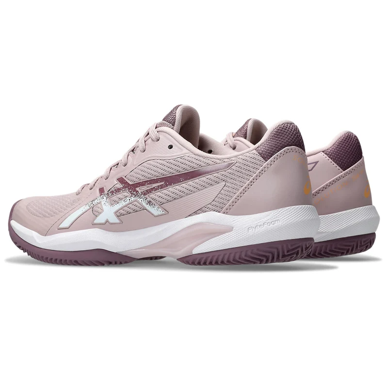 Asics Tennisschoen Solution Swift FF Clay Dames Roze Wit