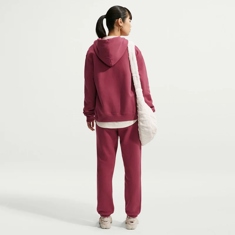 Studio Fleece Sweatjacke Damen - mauve
