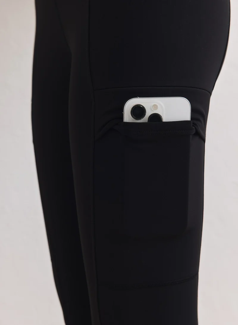Black Warming Pocket Tights