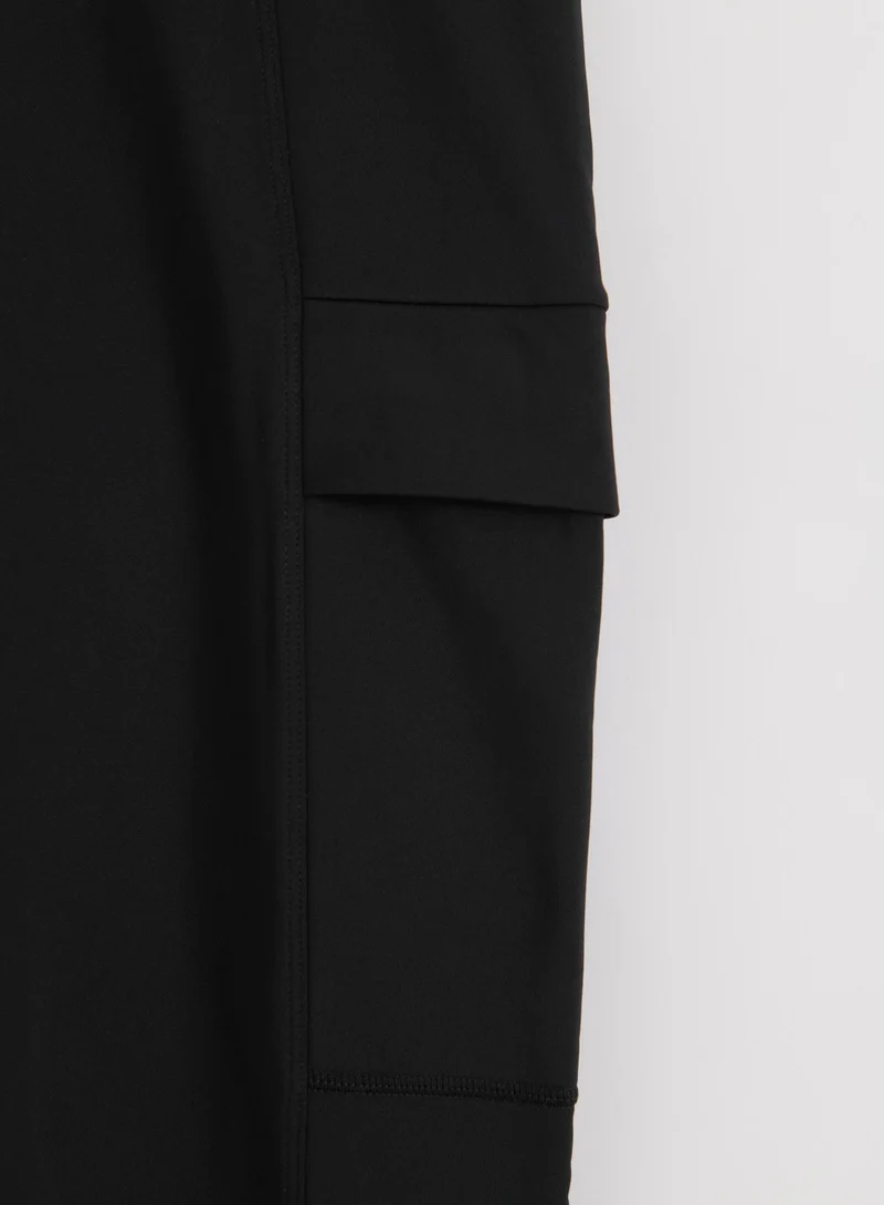 Black Warming Pocket Tights