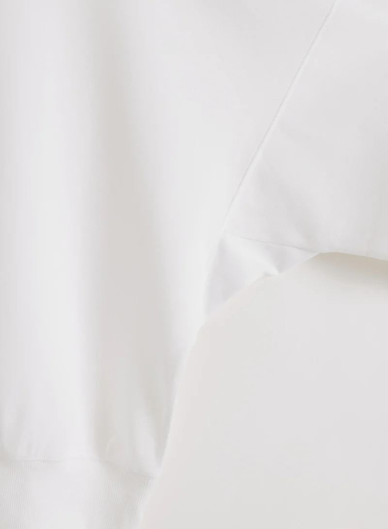 White Le Run Running Sweatshirt