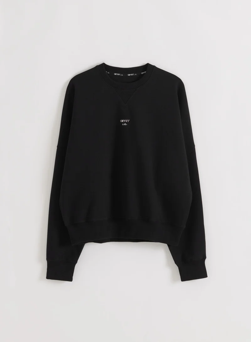 Black Le Run Running Sweatshirt
