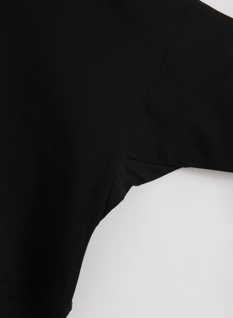 Black Le Run Running Sweatshirt