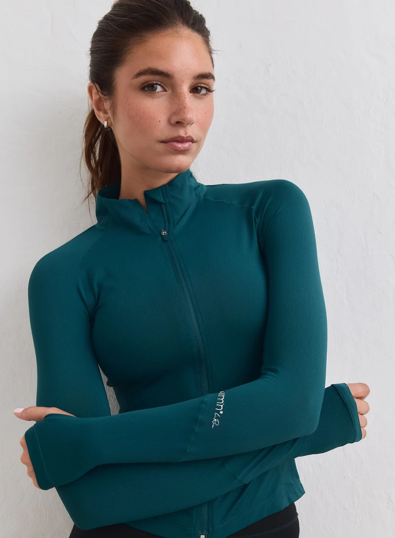 Lagoon Running Zip Long Sleeve