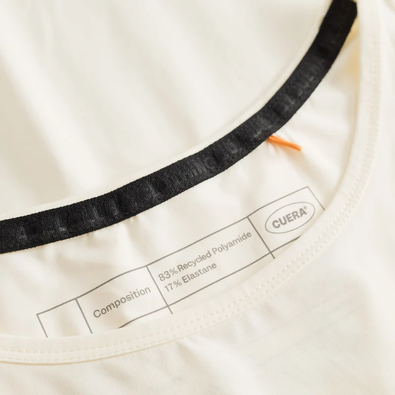 Oncourt Cropped Tank Top - Off-White