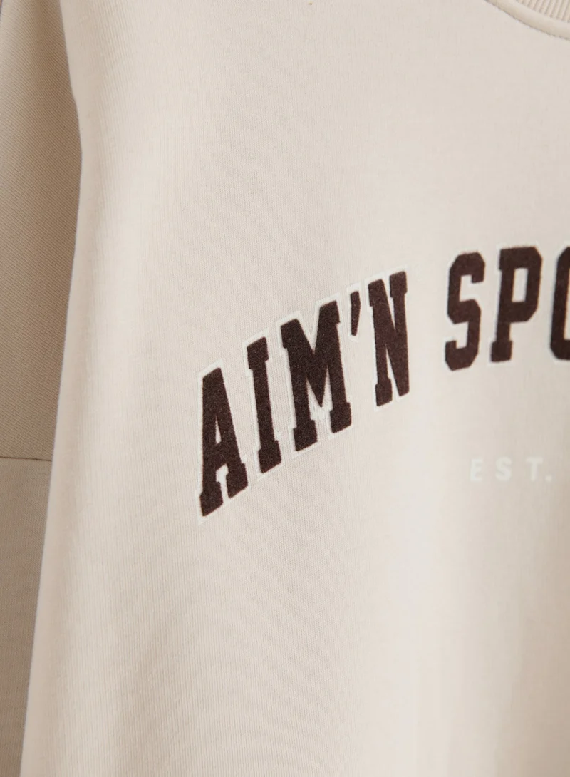 Sand Varsity Sweatshirt