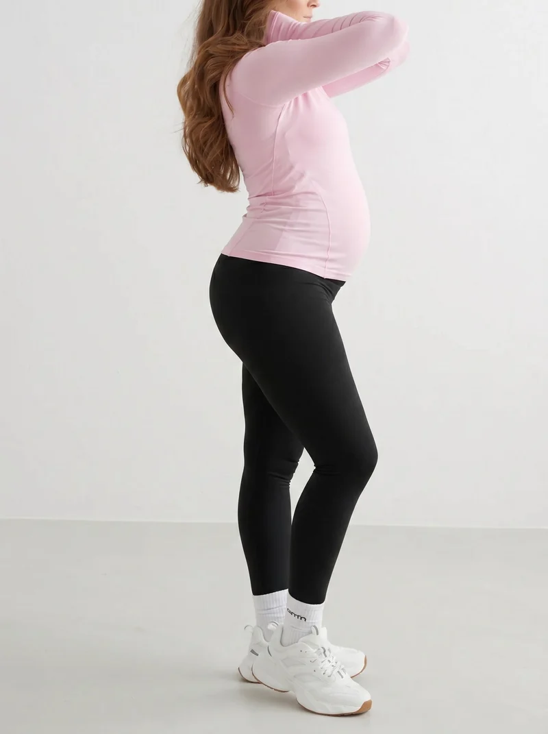 Cotton Candy Soft Basic Maternity Long Sleeve