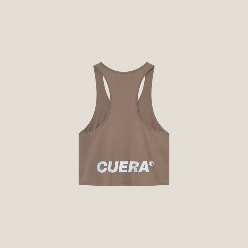 Flame Light Weight Oversized Tank Top - Walnuss