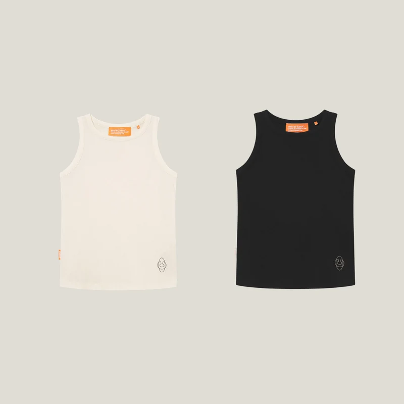 Active Rib Tank Top-Bundle B&W
