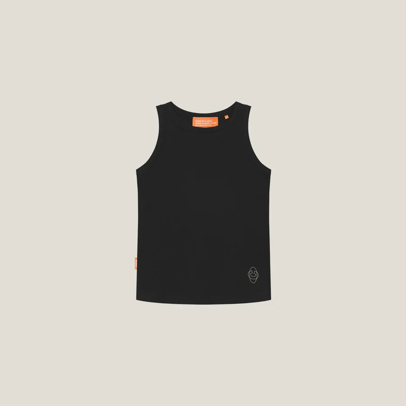 Active Rib Tank Top - Schwarz