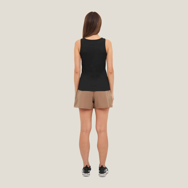 Active Rib Tank Top - Schwarz