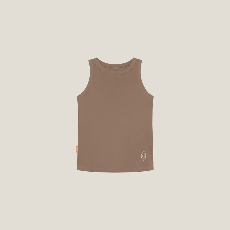 Active Rib Tank Top - Walnuss