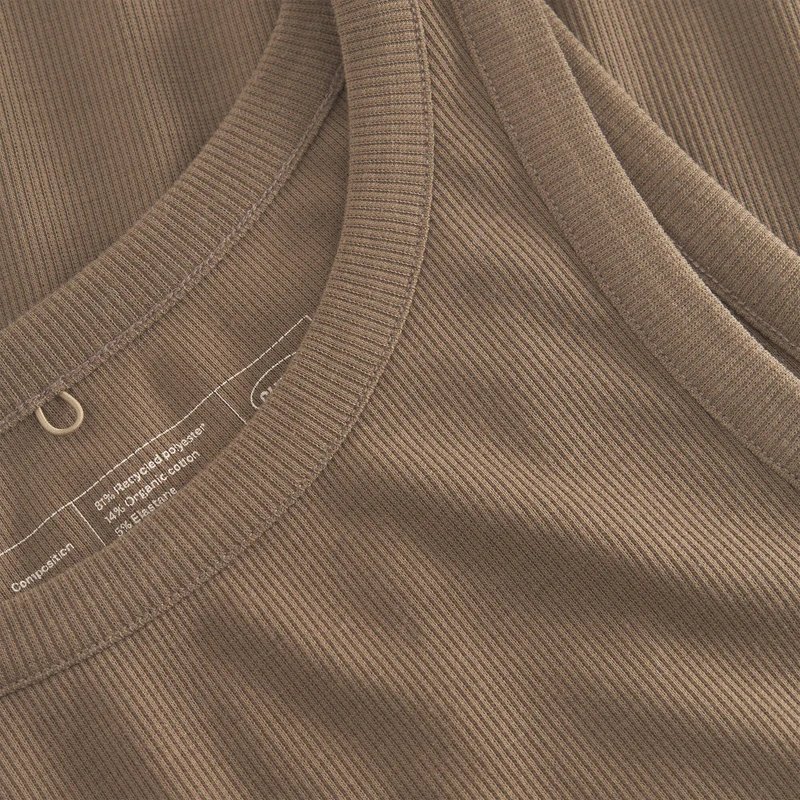 Active Rib Tank Top - Walnuss