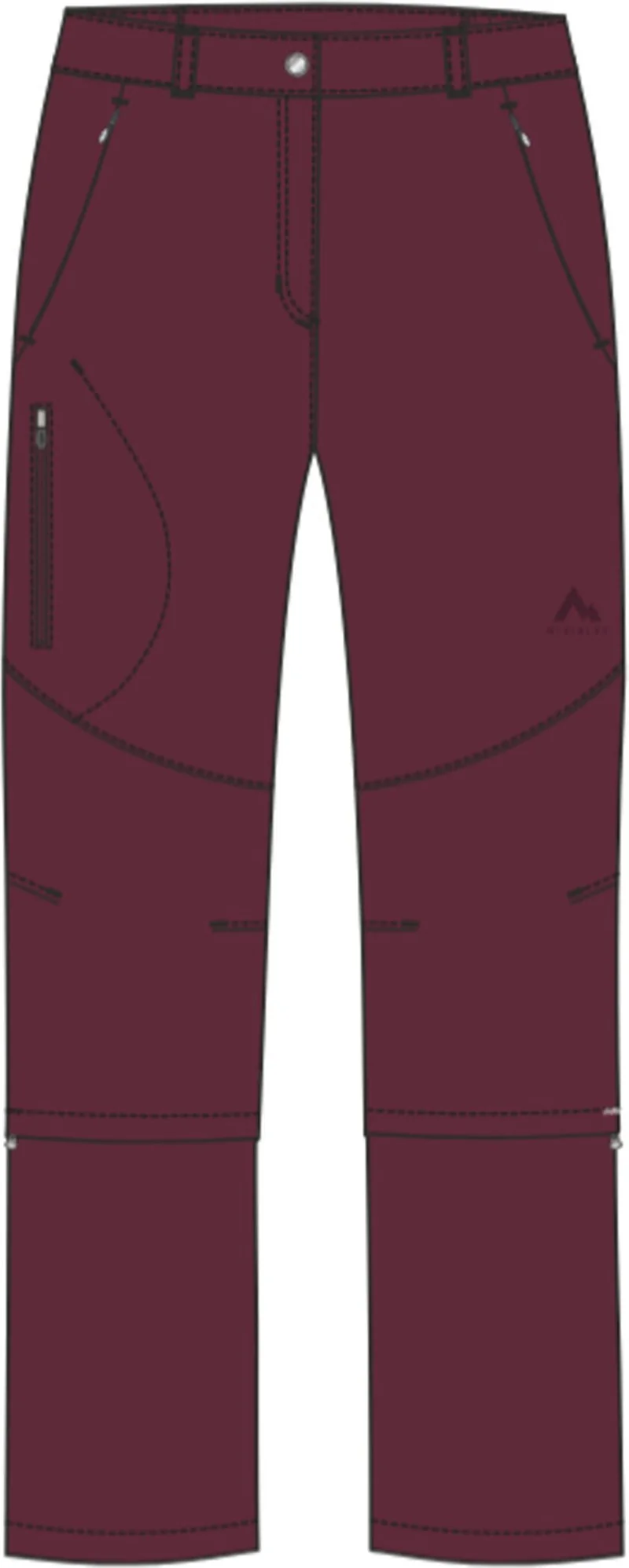 MCKINLEY Damen Wanderhose Mandorak mit Zip-Funktion