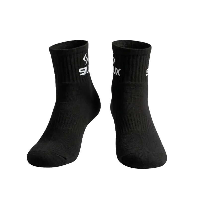 Calcetines Siux Medios Básicos 26 Negros (Pack x3)