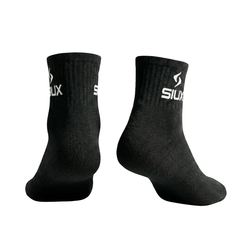Calcetines Siux Medios Básicos 26 Negros (Pack x3)