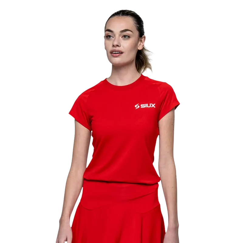Camiseta Siux Match 26 Mujer Roja