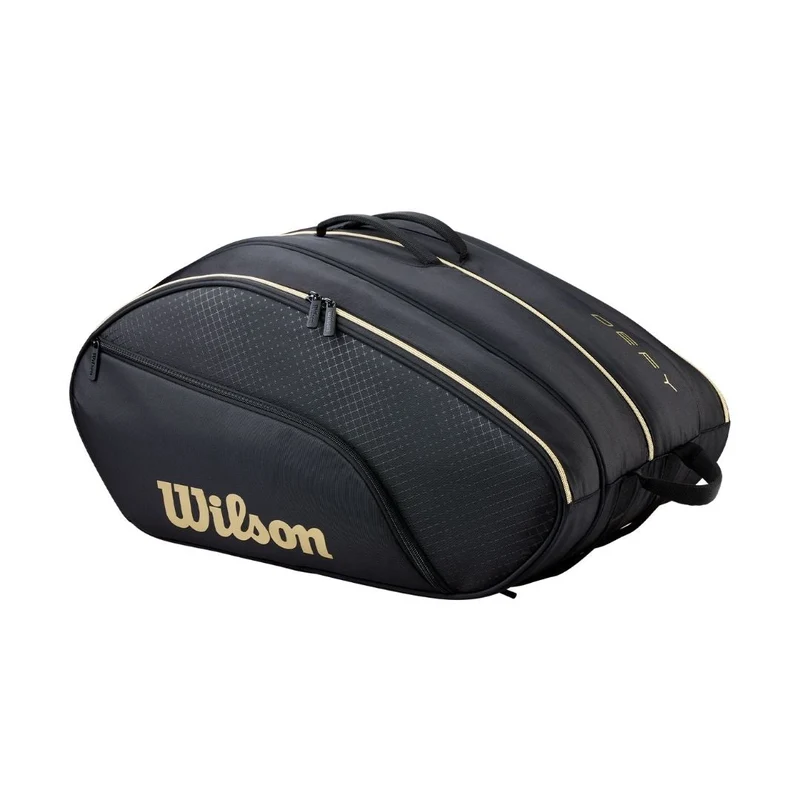 Wilson Defy V1 Padel Racket Bag (Black/Gold)