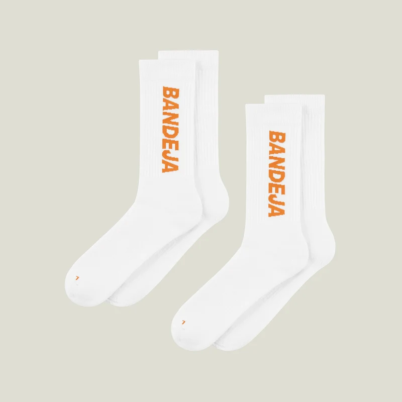 4-Padel Crew Socks - Weiß