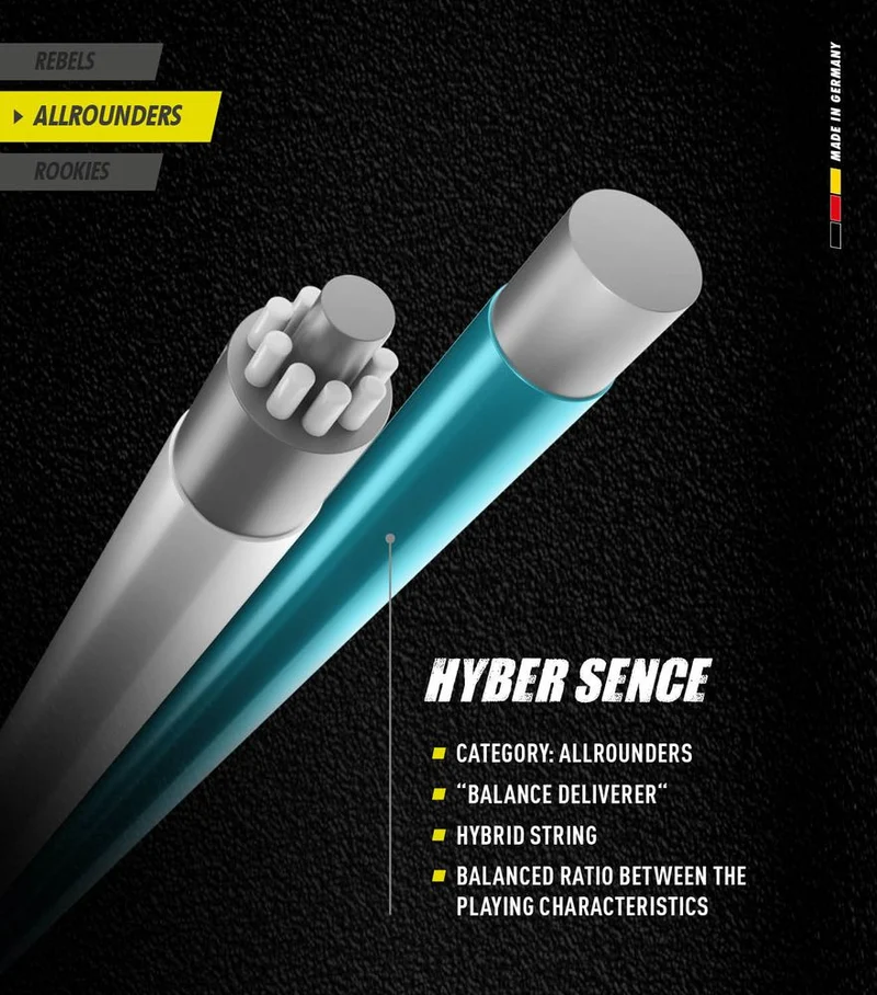 Topspin Hyber Sence Saitenset - 2 x 6m