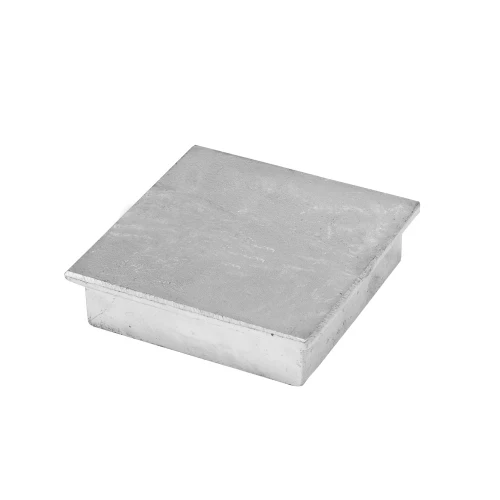 Abdeckkappe für Bodenhülse 80x80 mm