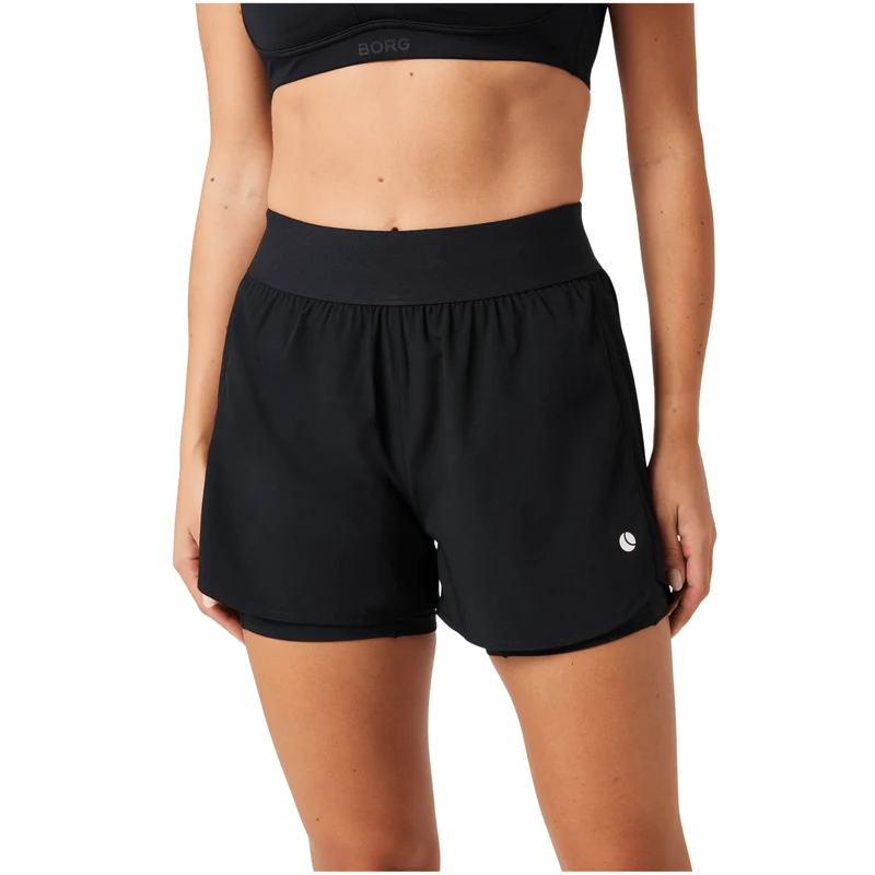 Björn Borg Ace 2 in 1 Short Black Beauty
