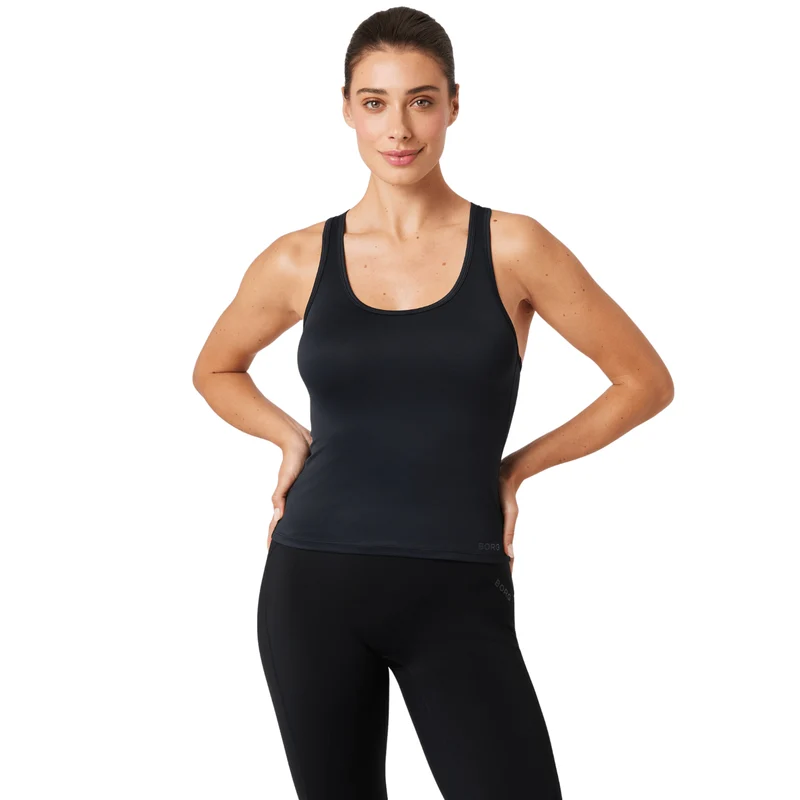 Björn Borg Soft Racerback Tank Top Black Beauty