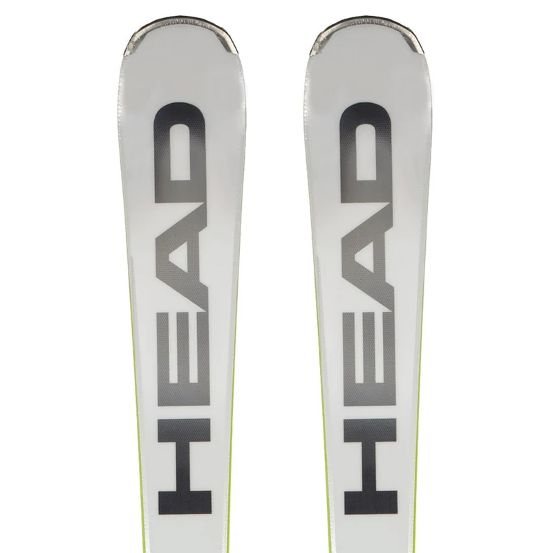 Head WC -World Cup- Rebels e.XSR SW LYT Ski + Bindung PR 11 GW black white neon yellow Unisex