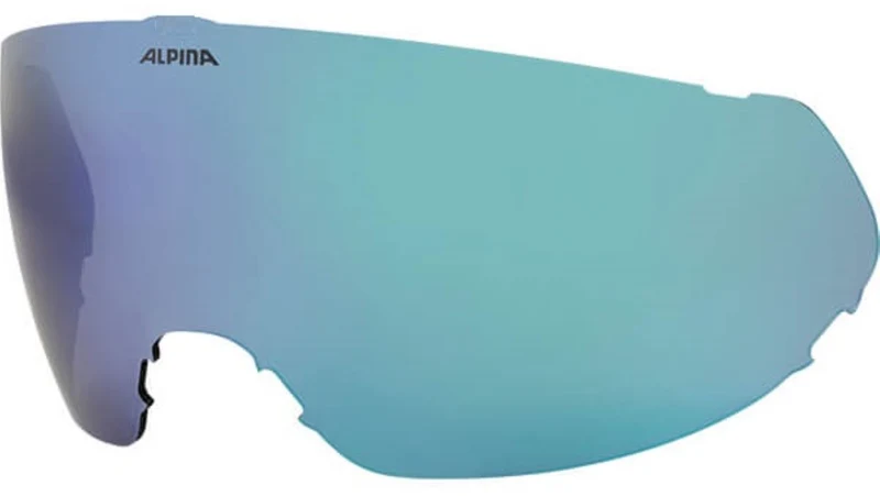 Alpina Alto Visor V (Varioflex) Visier für Alto Ski- oder Snowboarvisierhelm Visierhelm Ski Snowboard Wintersport blue j24